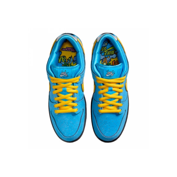 Nike SB Dunk Low Blossom x Powerpuff Girls Bubbles FZ8320-400