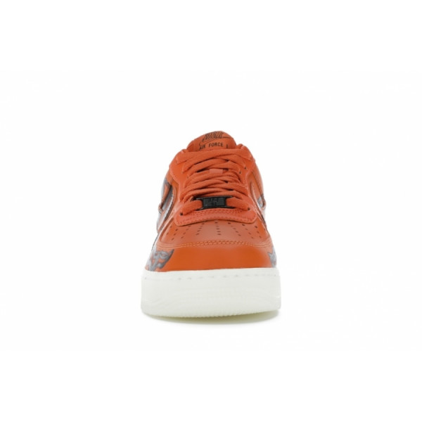 Nike Air Force 1 Low Orange Skeleton CU8067-800