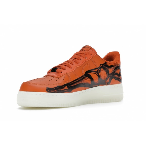 Nike Air Force 1 Low Orange Skeleton CU8067-800