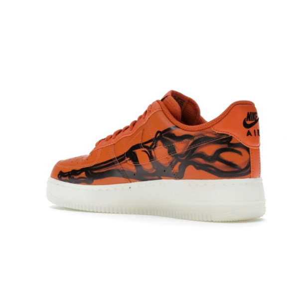 Nike Air Force 1 Low Orange Skeleton CU8067-800