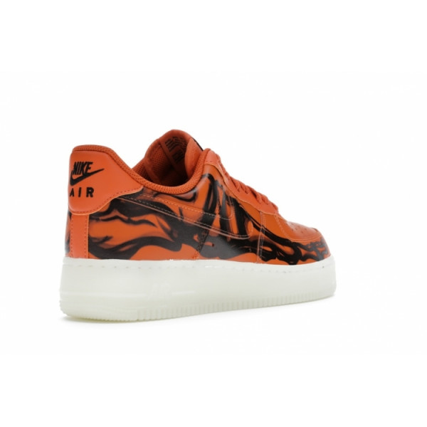 Nike Air Force 1 Low Orange Skeleton CU8067-800