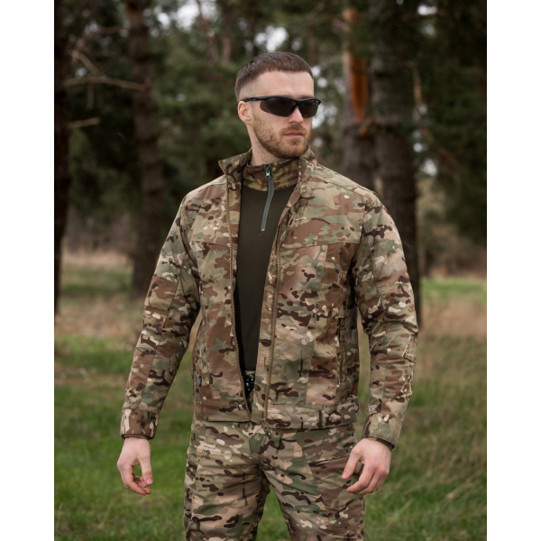 Куртка вітровка тактична BEZET Shooter мультикам -