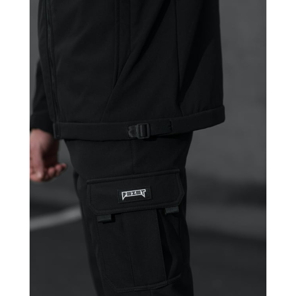 Куртка Softshell BEZET Робокоп 2.0 чорний -