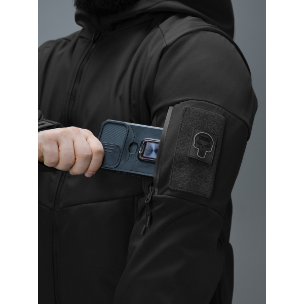 Куртка Softshell BEZET Робокоп GEN.III чорний -