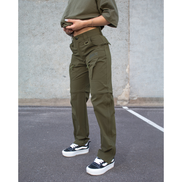 Штани-трансформери жіночі BEZET AdventurePro хакі -