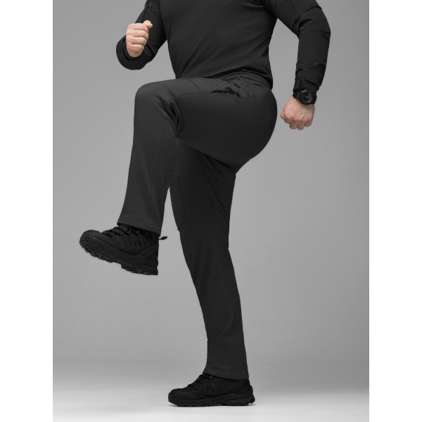 Брюки карго тактичні Softshell BEZET Techwear чорний -