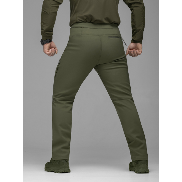 Брюки карго тактичні Softshell BEZET Techwear хакі -