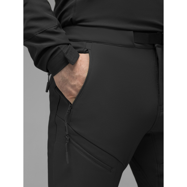 Брюки карго тактичні Softshell BEZET Techwear чорний -