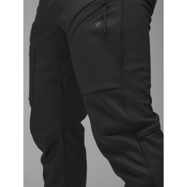 Брюки карго тактичні Softshell BEZET Techwear чорний -