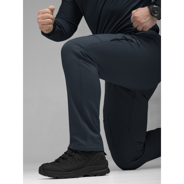 Брюки карго тактичні Softshell BEZET Techwear синій -