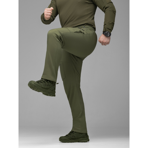 Брюки карго тактичні Softshell BEZET Techwear хакі -