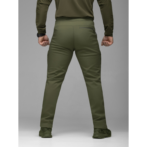 Брюки карго тактичні Softshell BEZET Techwear хакі -