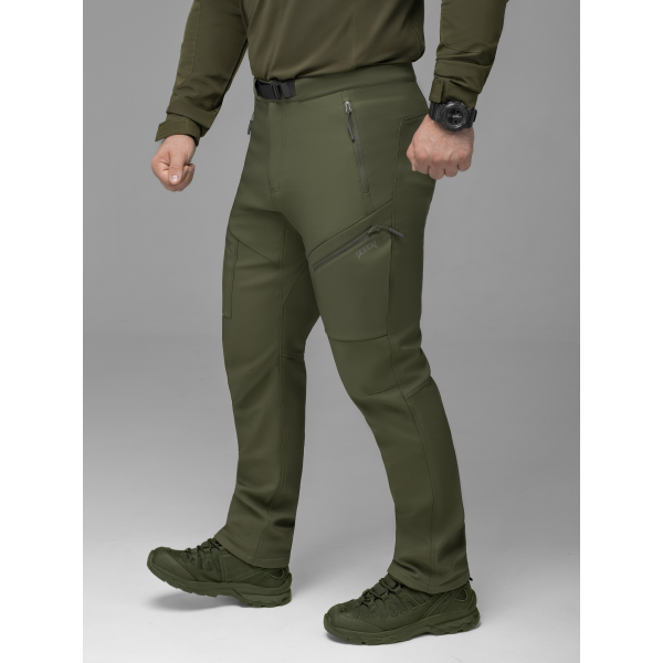 Брюки карго тактичні Softshell BEZET Techwear хакі -