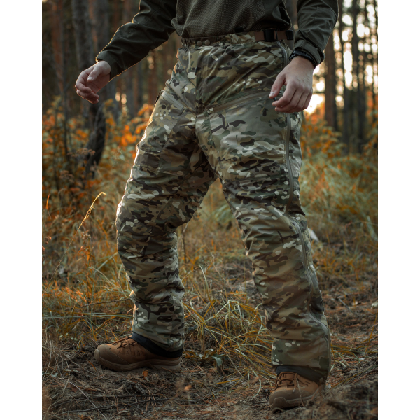 Брюки тактичні теплі BEZET PolarGuard мультикам -
