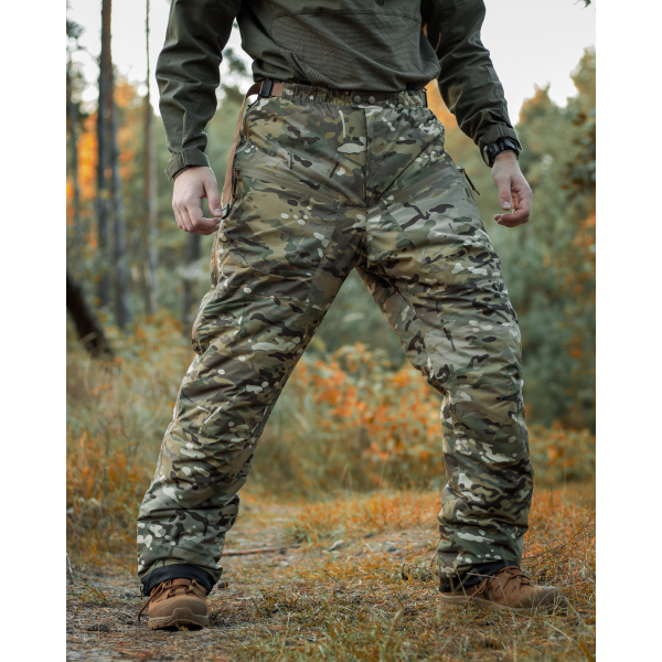 Брюки тактичні теплі BEZET PolarGuard мультикам -