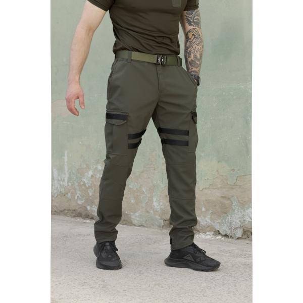 Брюки карго BEZET Aggressive хакі -