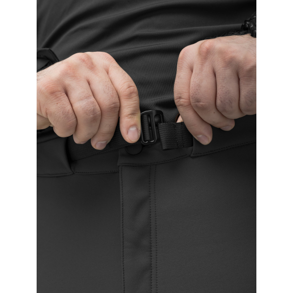 Брюки карго тактичні Softshell BEZET Techwear чорний -