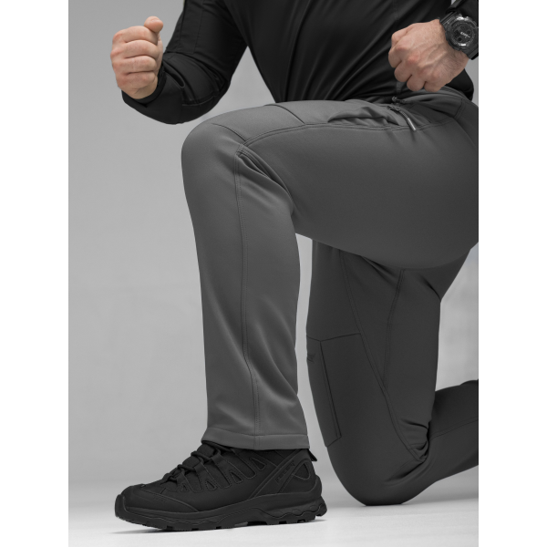Брюки карго тактичні Softshell BEZET Techwear сірий -
