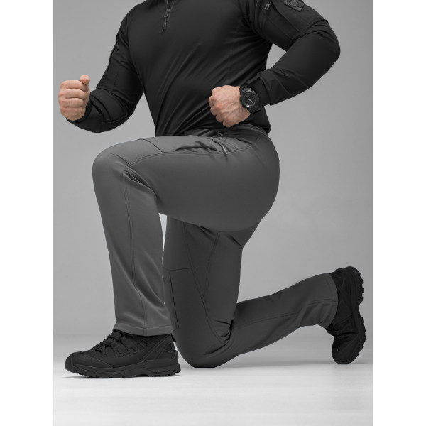 Брюки карго тактичні Softshell BEZET Techwear сірий -