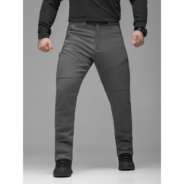 Брюки карго тактичні Softshell BEZET Techwear сірий -