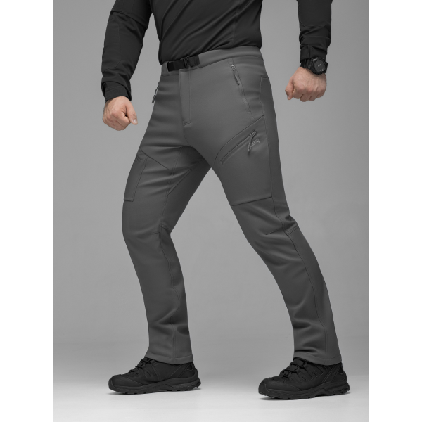Брюки карго тактичні Softshell BEZET Techwear сірий -