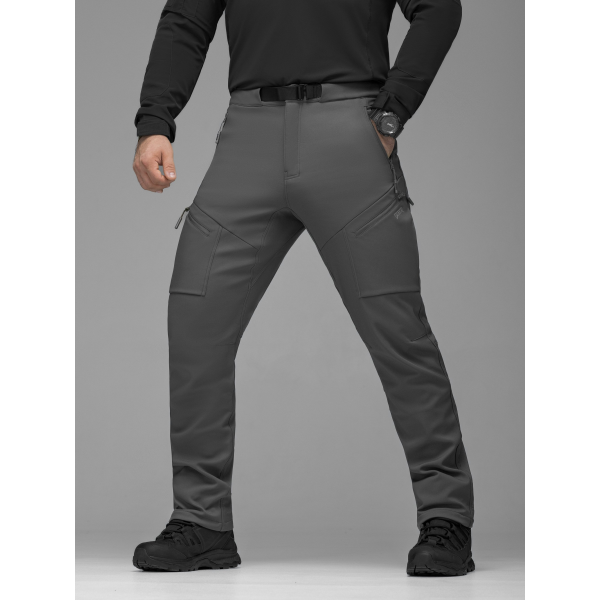 Брюки карго тактичні Softshell BEZET Techwear сірий -