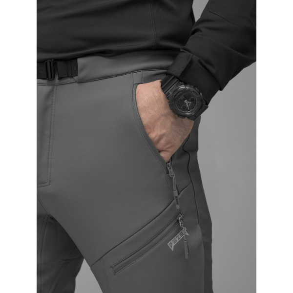 Брюки карго тактичні Softshell BEZET Techwear сірий -