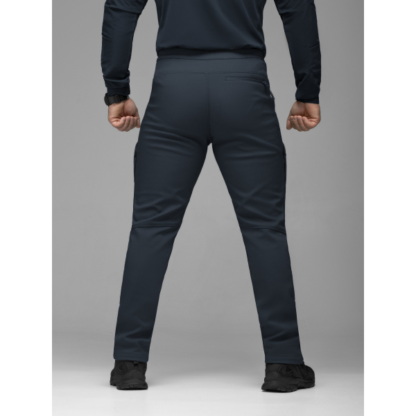 Брюки карго тактичні Softshell BEZET Techwear синій -