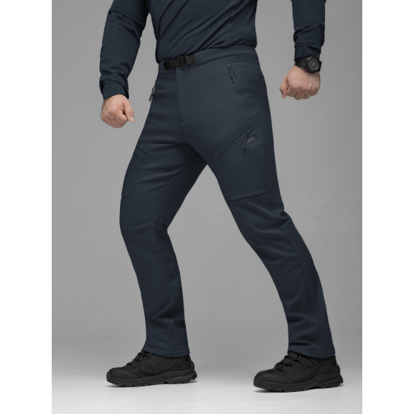 Брюки карго тактичні Softshell BEZET Techwear синій -