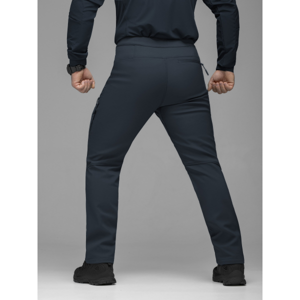 Брюки карго тактичні Softshell BEZET Techwear синій -