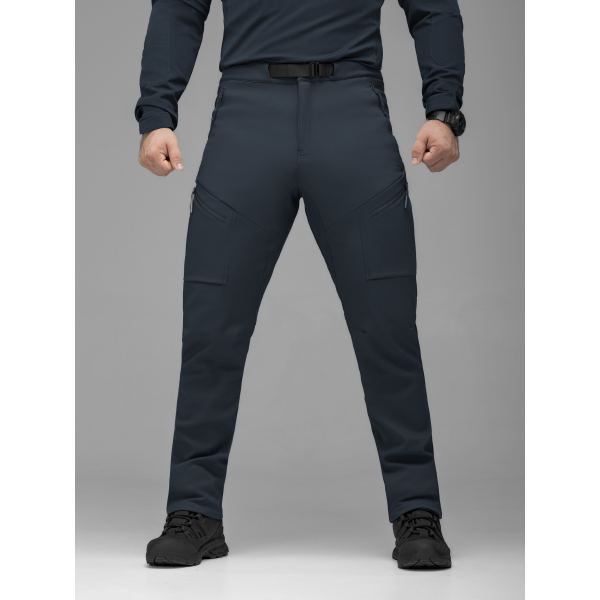 Брюки карго тактичні Softshell BEZET Techwear синій -