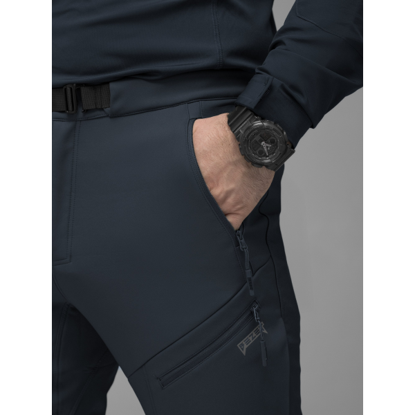 Брюки карго тактичні Softshell BEZET Techwear синій -