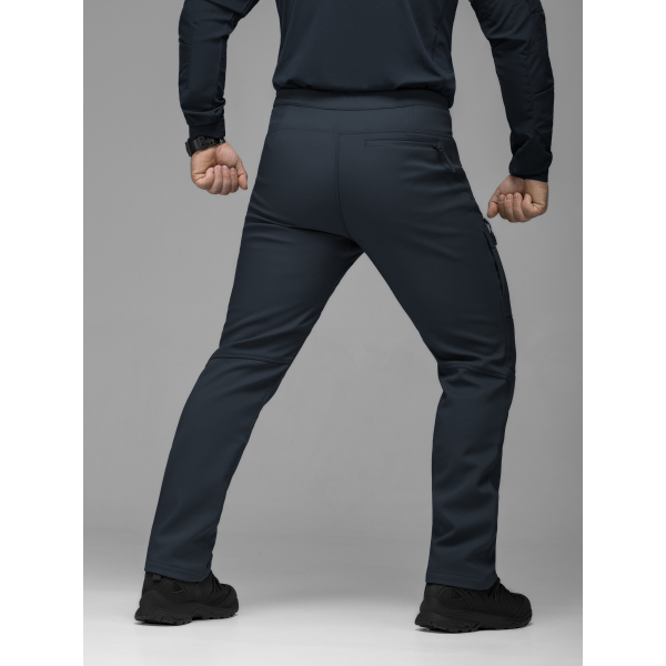 Брюки карго тактичні Softshell BEZET Techwear синій -