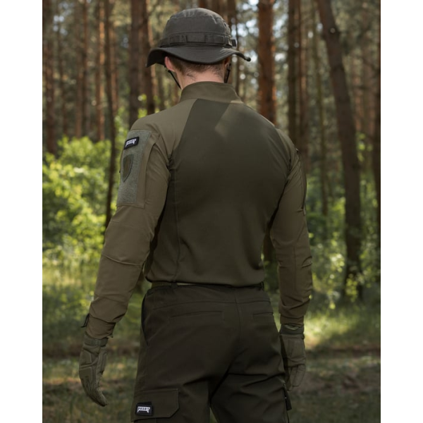 Тактичний комплект (Сорочка тактична Combat хакі, Брюки карго тактичні BEZET Basic , Панама RASTA, Ремінь тактичний butterfly, Рукавиці тактичні Protective хакі) -