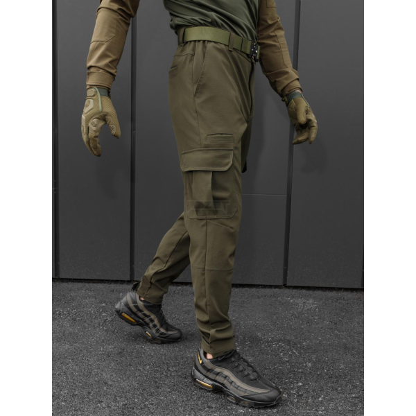 Тактичний комплект (Сорочка тактична Combat хакі, Брюки карго тактичні BEZET Basic , Панама RASTA, Ремінь тактичний butterfly, Рукавиці тактичні Protective хакі) -