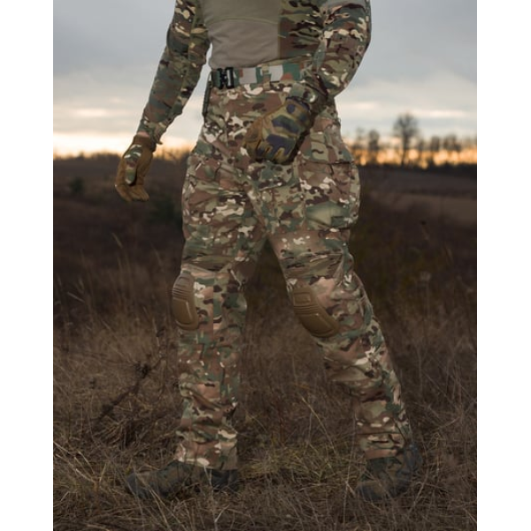 Брюки карго тактичні BEZET Штурм 2.0 мультикам -