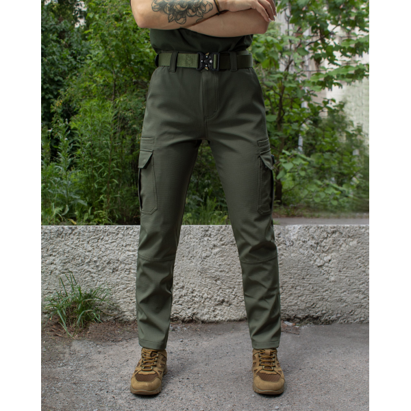 Жіночі брюки карго тактичні BEZET Basic хакі -