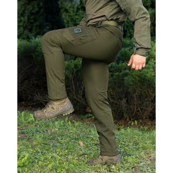 Зимові брюки карго тактичні Softshell BEZET Ешелон хакі -