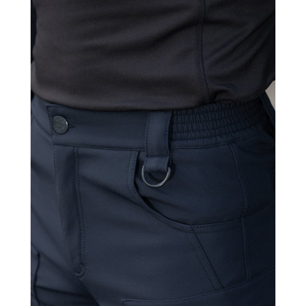 Зимові брюки карго тактичні Softshell BEZET Ешелон синій -