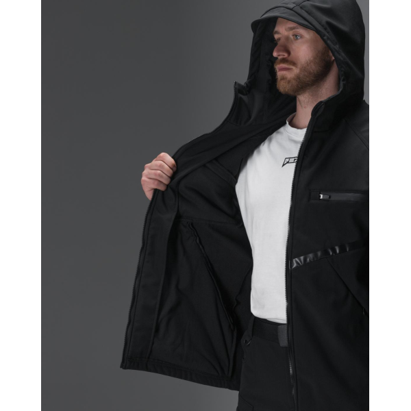 ТАКТИЧНИЙ КОМПЛЕКТ (КУРТКА BEZET OMEGA ЧОРНИЙ, ЗИМОВІ БРЮКИ КАРГО ТАКТИЧНІ SOFTSHELL BEZET ЕШЕЛОН ЧОРНІ, РЮКЗАК ТАКТИЧНИЙ BEZET SOLDIER ЧОРНИЙ) -
