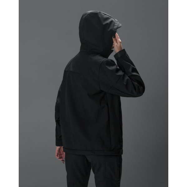 Куртка жіноча Softshell BEZET Робокоп 2.0 чорний -