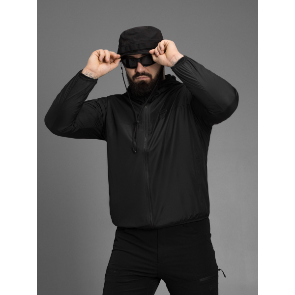 Куртка вітрівка швидкосохнуча BEZET SolarShield чорний -