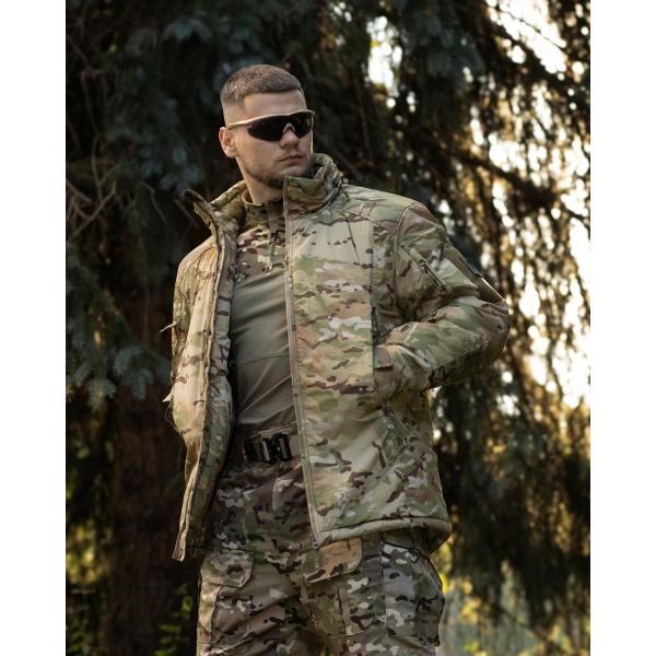 Куртка тактична зимова BEZET FrostArmor мультикам -
