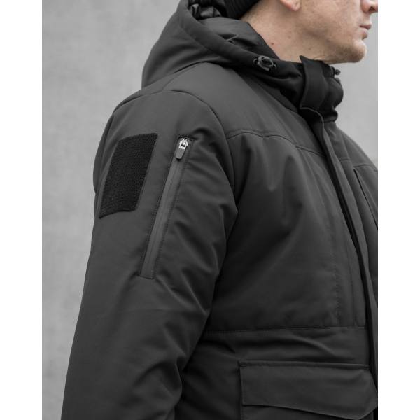 Куртка тактична зимова BEZET SnowPatrol чорний -