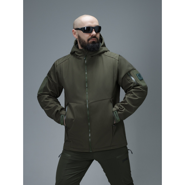 Куртка Softshell BEZET Робокоп GEN.III хакі -