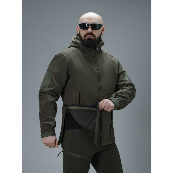 Куртка Softshell BEZET Робокоп GEN.III хакі -