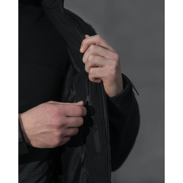 Куртка Softshell BEZET Робокоп 2.0 чорний -