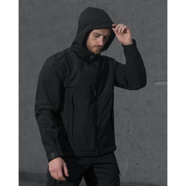 Куртка Softshell BEZET Робокоп 2.0 чорний -