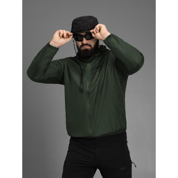 Куртка вітрівка швидкосохнуча BEZET SolarShield хакі -