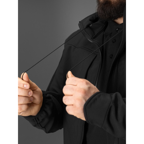 Куртка Softshell BEZET Falcon чорний -